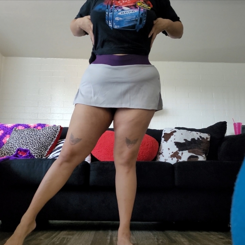 Plus size vintage Nike tennis mini skirt